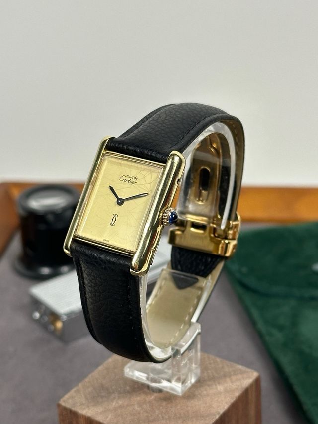 Cartier Tank Must de esfera limón spyder