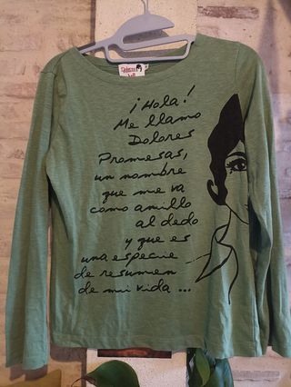 Camiseta Dolores Promesas M Verde