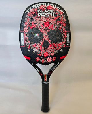 Racchetta Beach Tennis Turquoise Black Death