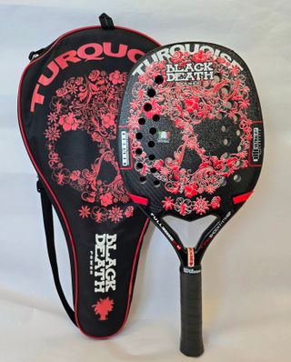 Racchetta Beach Tennis Turquoise Black Death