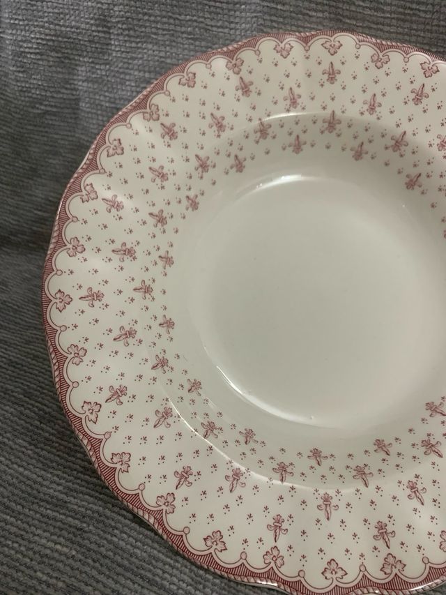 Plato La Cartuja flor de luz