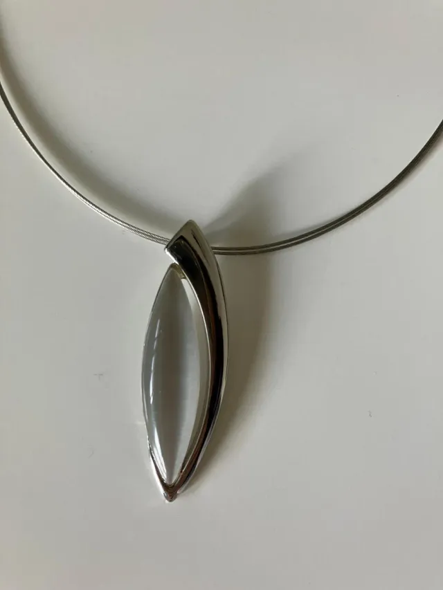 Colgante mujer plateado