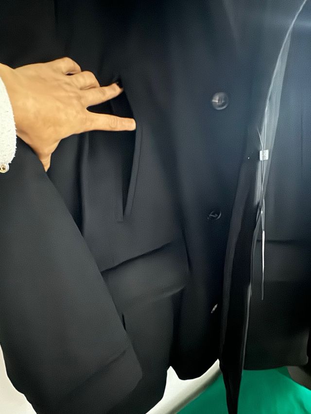 Abrigo Hugo Boss Negro