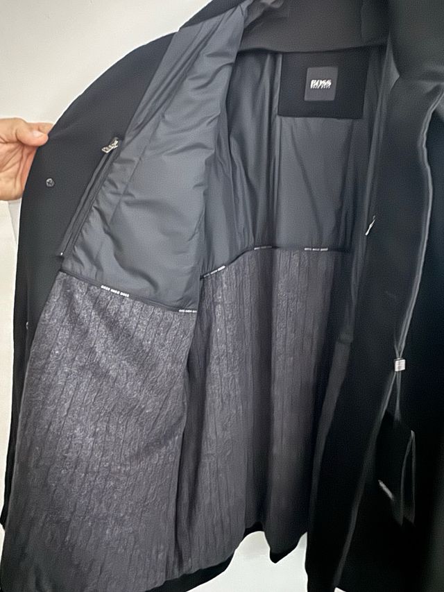 Abrigo Hugo Boss Negro
