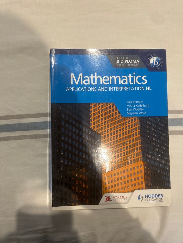 Mathematics for the IB Diploma: Applications an...