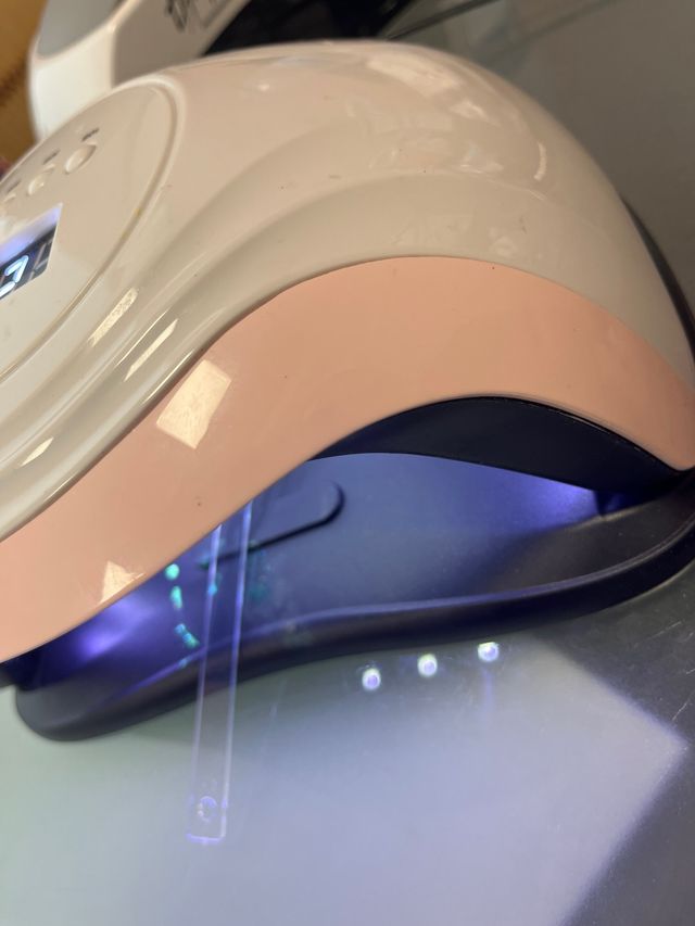 Lámpara UV LED Uñas Rosa y Blanca