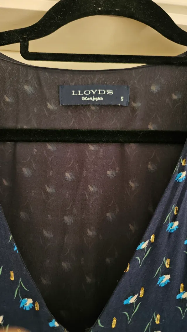Vestido largo estampado Lloyds