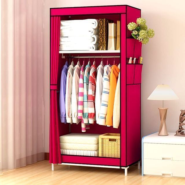 Armario Vestidor Bolsillos Tela Granate NUEVO!!!