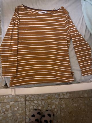 Camiseta de rayas manga larga