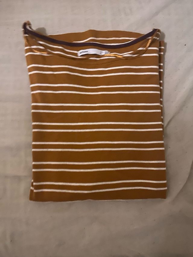 Camiseta de rayas manga larga