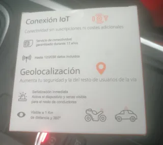 Baliza luz de emergencia geolocalizada