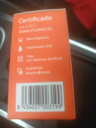 Baliza luz de emergencia geolocalizada
