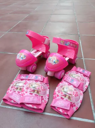 Patines Paw Patrol Talla Ajustable + Protecciones