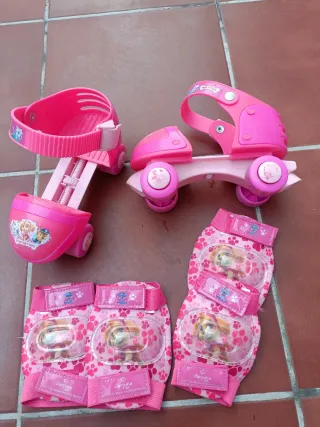 Patines Paw Patrol Talla Ajustable + Protecciones