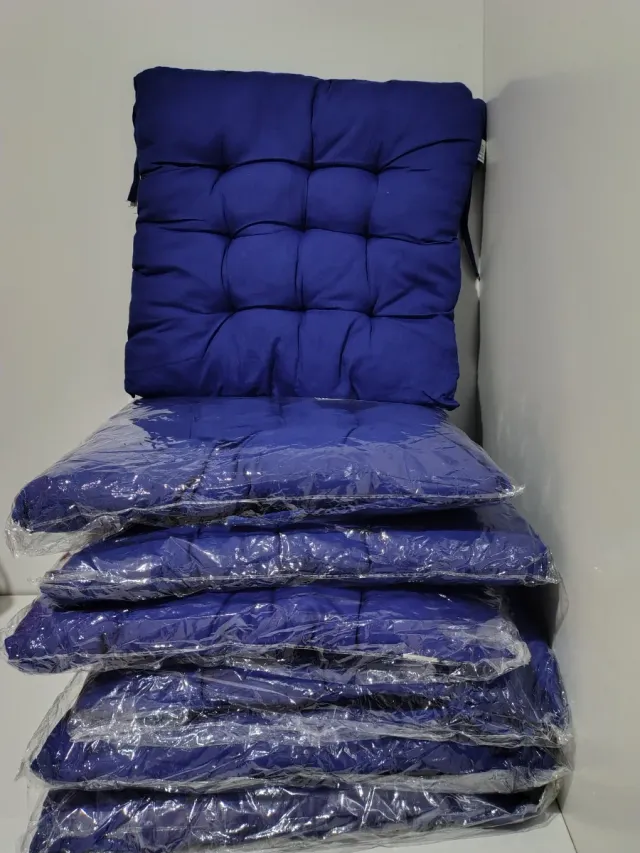 Cojines para silla azul (pack 7)