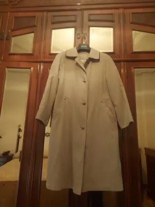 Gabardina beige señora