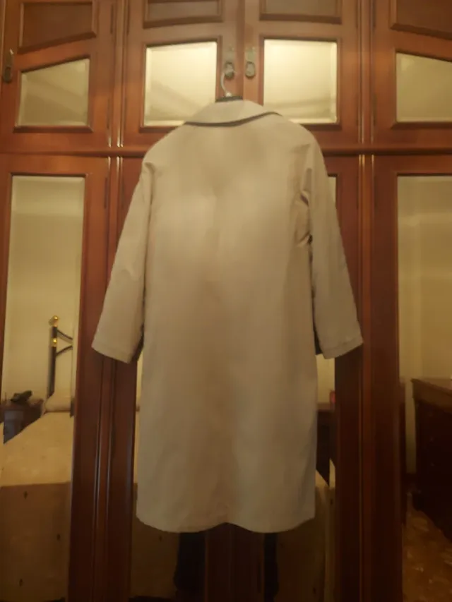 Gabardina beige señora