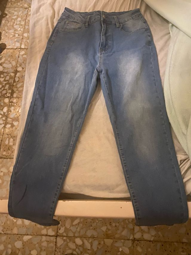 Vaqueros rectos azules