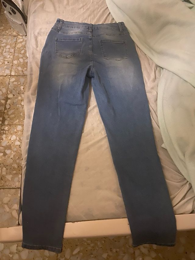 Vaqueros rectos azules