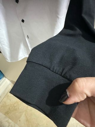 Camisa SikSilk degradado negro/blanco