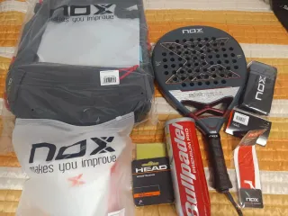 Set de pádel NOX y Bullpadel