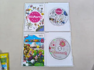 Lote 6 Giochi Wii: Mario Kart, Party, Sonic
