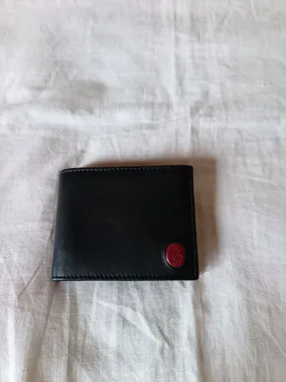 Cartera Piel El Potro Negra y Roja