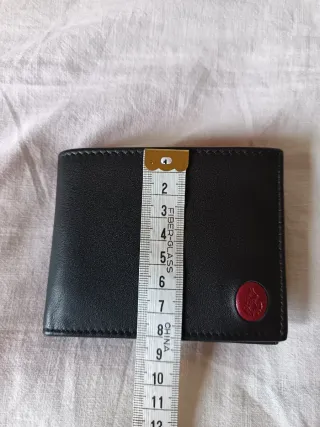 Cartera Piel El Potro Negra y Roja