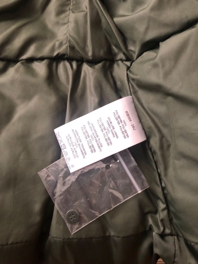 Plumífero CAROLL verde oliva