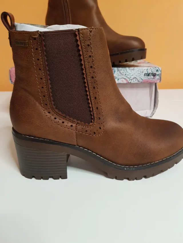 Botines Mustang Marrones Talla 38