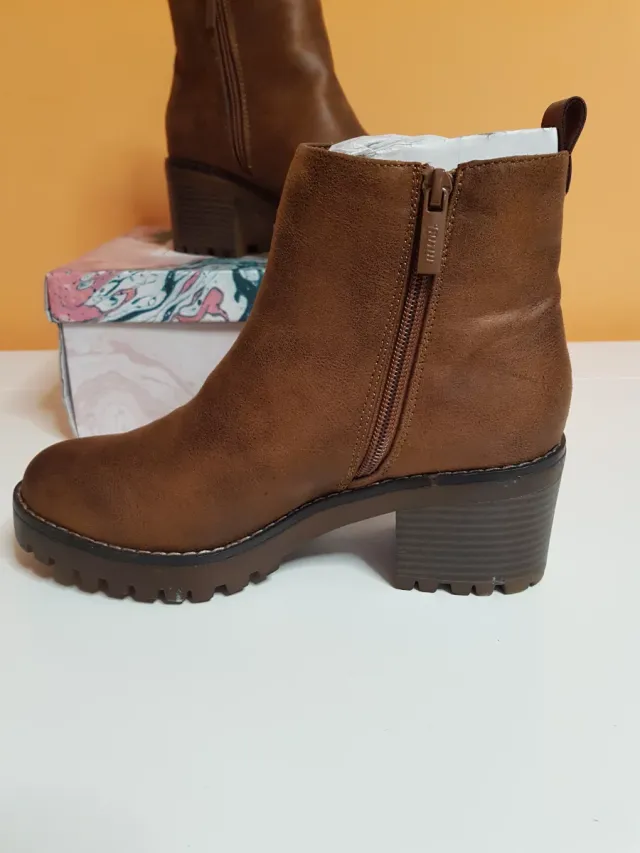 Botines Mustang Marrones Talla 38