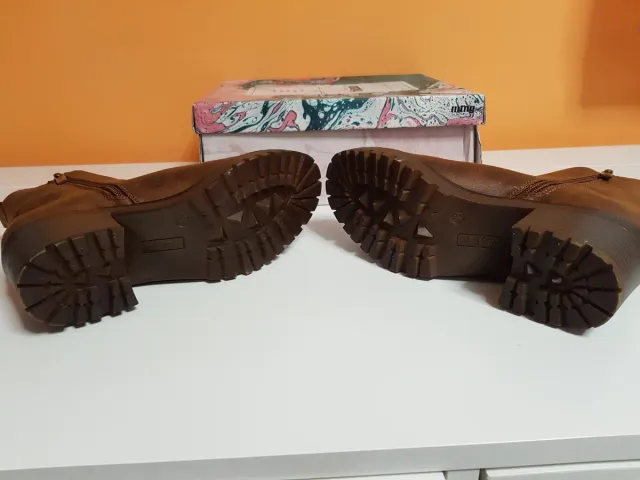 Botines Mustang Marrones Talla 38