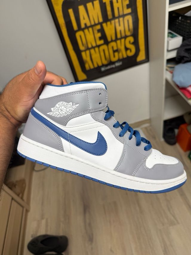 Nike Air Jordan 1 Azul/Gris/Blanco Talla 46