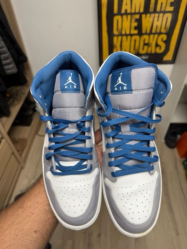 Nike Air Jordan 1 Azul/Gris/Blanco Talla 46