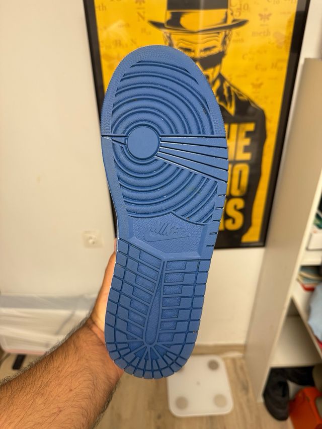 Nike Air Jordan 1 Azul/Gris/Blanco Talla 46