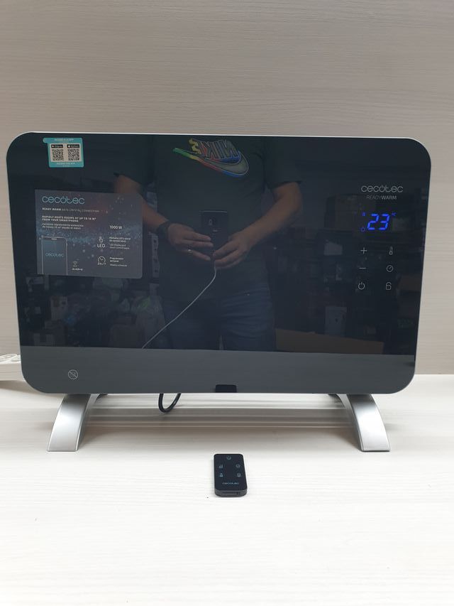 Calentador Cecotec Ready Warm 6670 Crystal Connection con mando