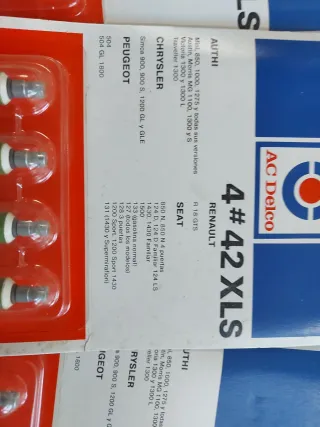 Bujías AC Delco 42XLS 3 bilster (4 unidades)