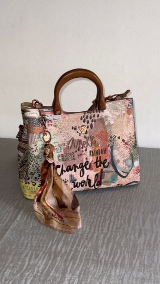 Bolso Anekke Multicolor con mensaje
