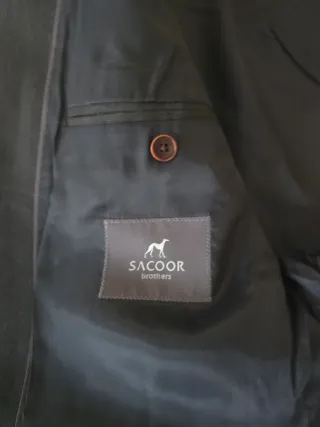 Fato Sacoor Brothers Tamanho 42 Cinza