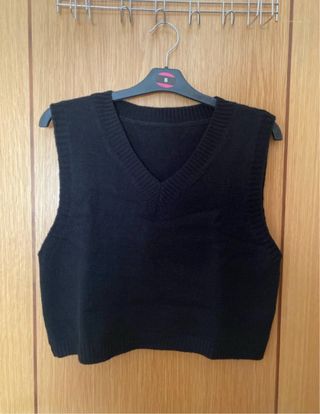 Chaleco negro Shein talla S