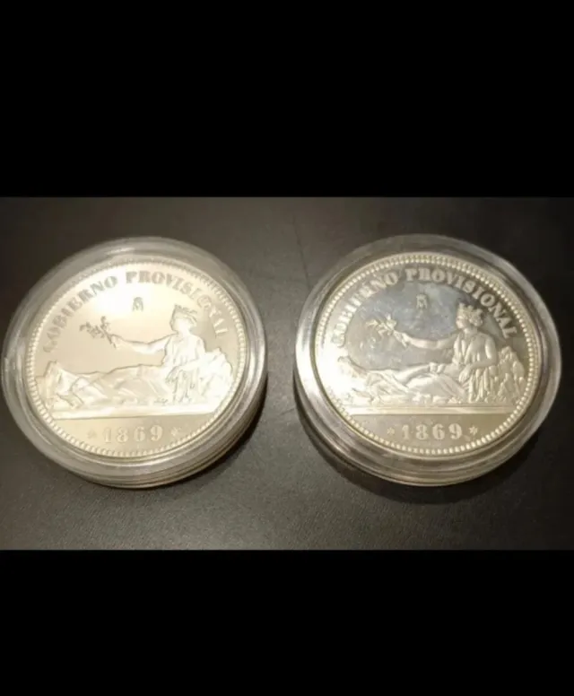 Monedas Gobierno Provisional 1869