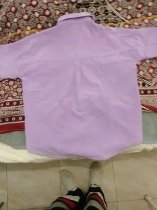 Chaqueta Zara Morada Oversize