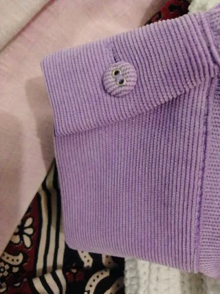 Chaqueta Zara Morada Oversize