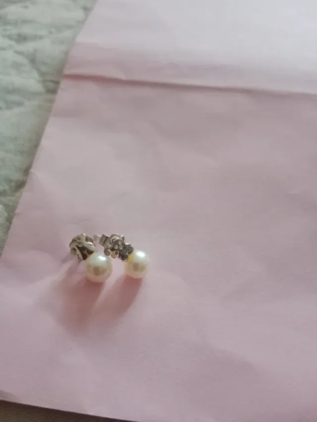 Pendientes Tous Plata Perla