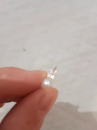 Pendientes Tous Plata Perla