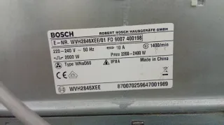 Lavadora/Secadora Bosch Wash7kg +Dry 4 kg 1400 rpm