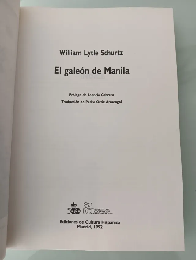 EL GALEÓN DE MANILA WILLIAM LYTLE SCHURTZ