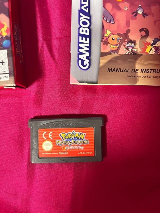 Pokemon misterioso gameboy advance caja original