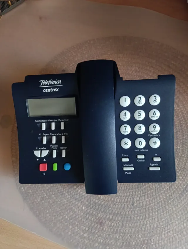 Teléfono Telefónica Centrex Azul Marino