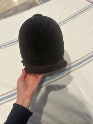 Casco de equitación negro